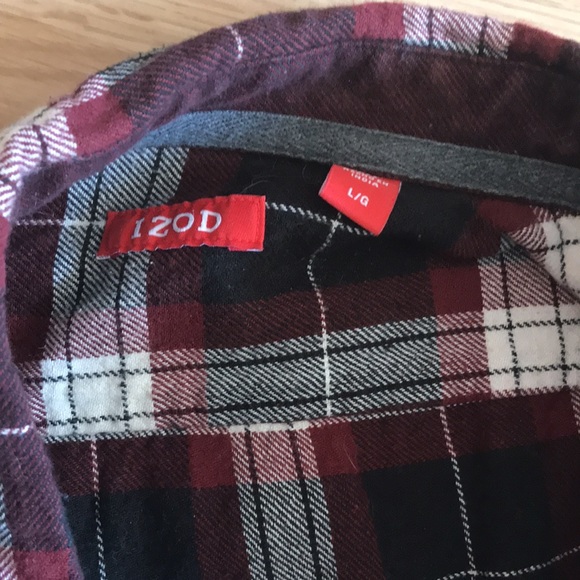 Red black and white flannel - Picture 2 of 3